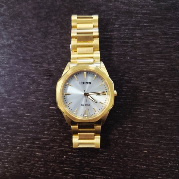 Citizen Eco-Drive Men's Corso Gold-Tone Stainless Steel Bracelet Watch 41mm - Picture 6 of 7